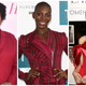 Stacey Abrams, left: Michaela Coel; Zendaya